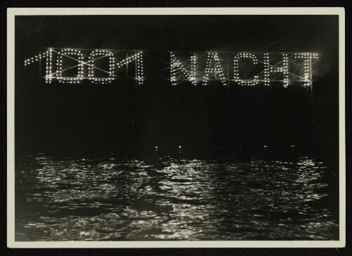Festspiele Bregenz 1949 - Spiel auf dem See:  1001 Nacht 