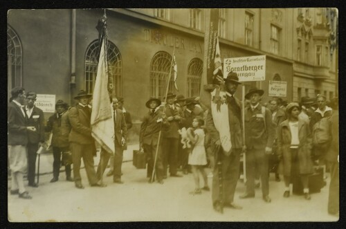 3. Bundesturnfest 1930 in Innsbruck - Festumzug des Vorarlberger Turngaus