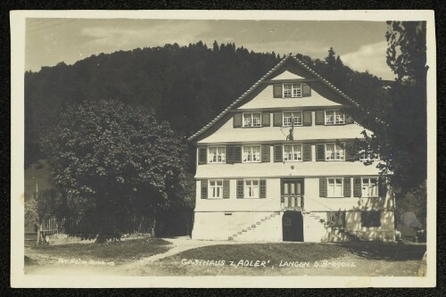 Gasthaus  z. Adler , Langen b. Bregenz
