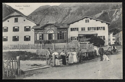 Stuben Gasthof Post : [Postkarte Post Card. Carta postala. Union postale universelle]