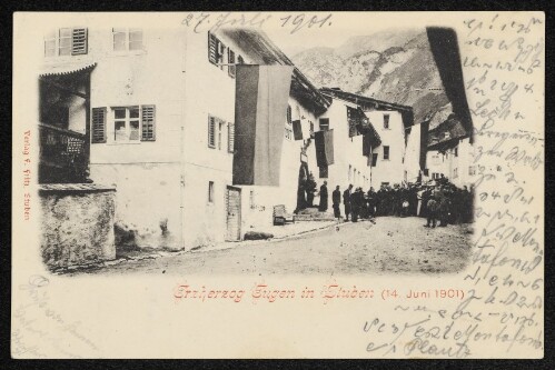 Erzherzog Eugen in Stuben (14. Juni 1901]