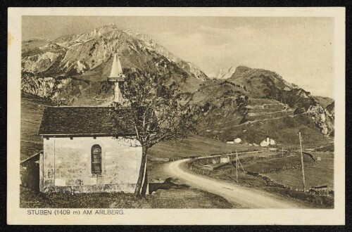 Stuben (1409 m) am Arlberg : [Stuben (1409 m) am Arlberg.  Gasthof alte Post ]