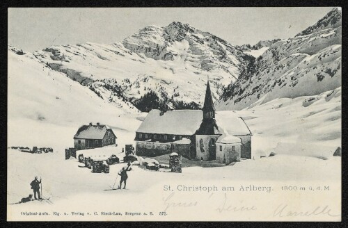 St. Christoph am Arlberg. 1800 m ü. d. M.