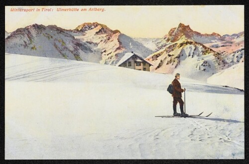 Wintersport in Tirol: Ulmerhütte am Arlberg