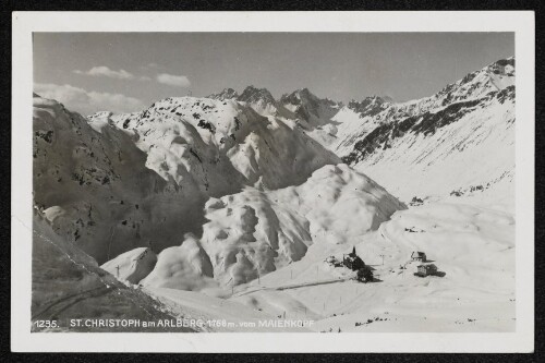 St. Christoph am Arlberg 1768 m vom Maienkopf