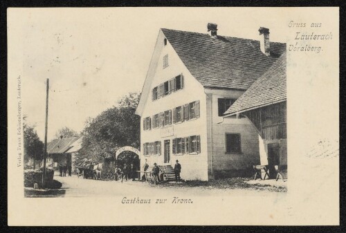 Gruss aus Lauterach Vorarlberg. Gasthaus zur Krone
