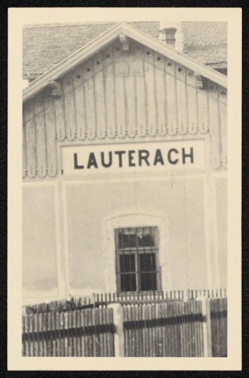Bahnhof Lauterach