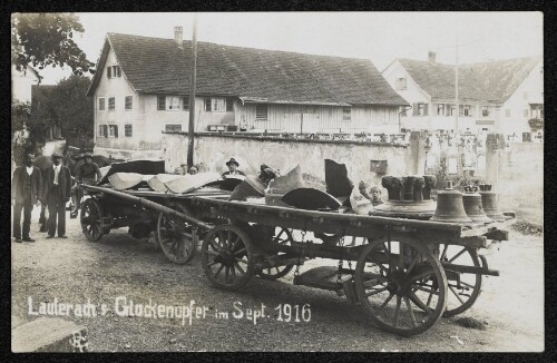 Lauterach's Glockenopfer im Sept. 1916