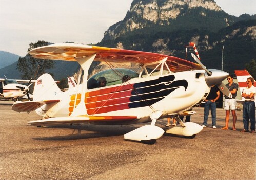 Gäste am Flugplatz Hohenems