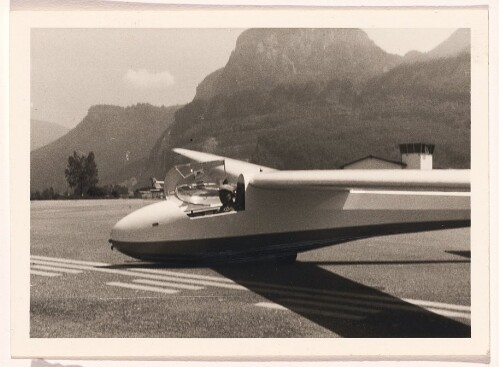 Segelflugzeug K8 am Flugplatz Hohenems