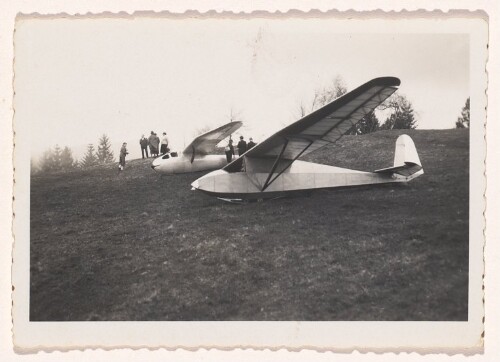 Segelflugzeuge am Start