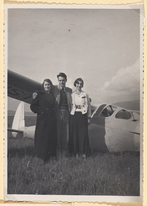Fotomotiv mit Segelflugzeug WKS Kittelberger