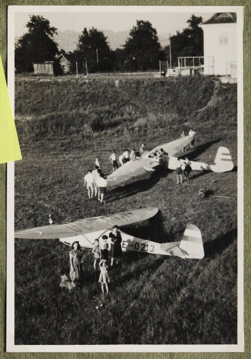 Segelflugzeuge GRUNAU BABY und KRANICH