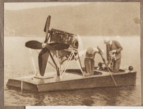 Kittelberger Boot mit Luftschraubenantrieb