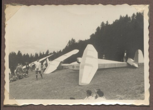 Segelflugzeuge am Pfänder