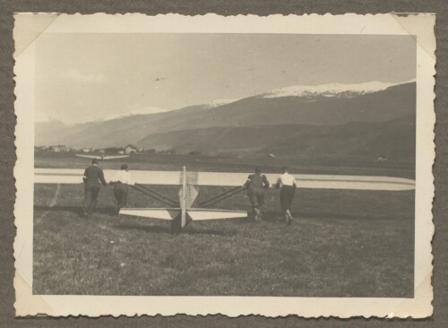 Segelflugzeug am Start