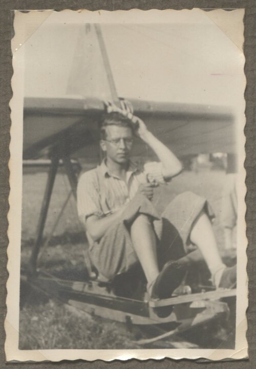 Pilot Willi Haider am Start