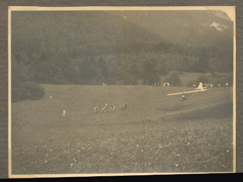Schulgleiter bei Bludenz, auf der Halde