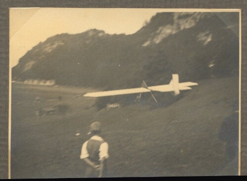 Schulgleiter bei Bludenz, auf der Halde