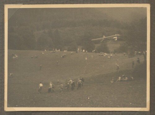 Schulgleiter bei Bludenz, auf der Halde