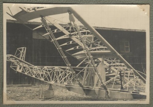 Segelflugzeug GRÜNE POST im Rohbau