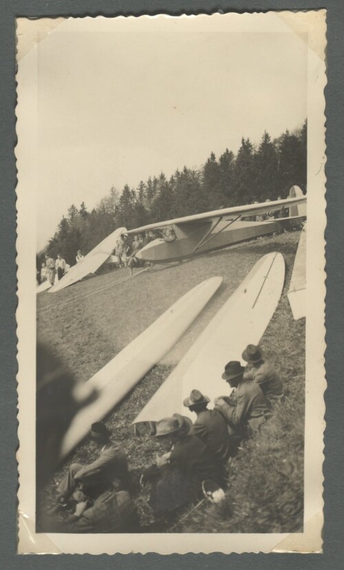 Flugzeugstart am Pfänder