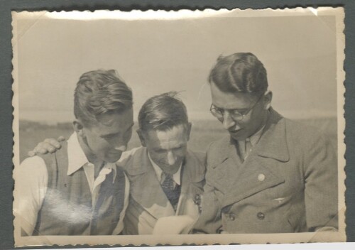 Segelflugpioniere Willi Haider und Karl Kittelberger