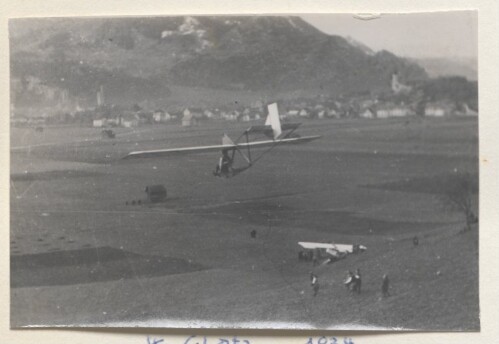 Schulgleiter bei Bludenz, auf der Halde