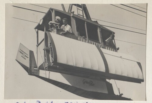 Flugzeugtransport mit der Pfänderbahn
