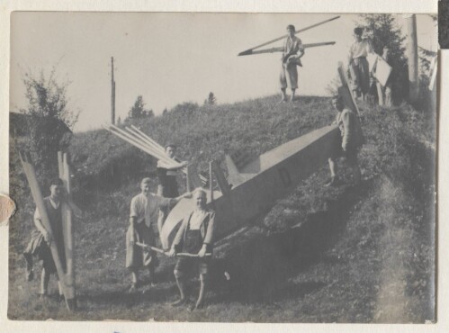 Flugzeugtransport zum Startplatz