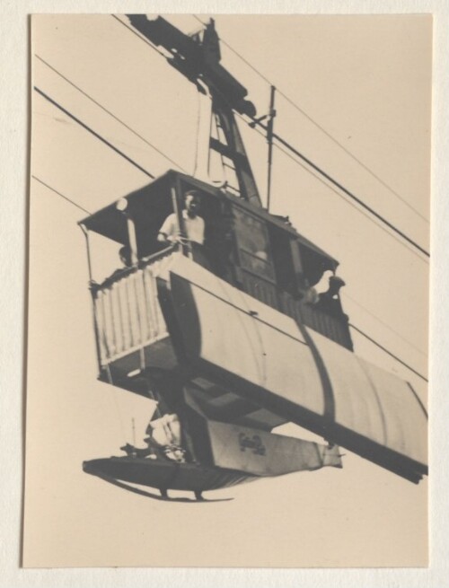 Flugzeugtransport mit der Pfänderbahn