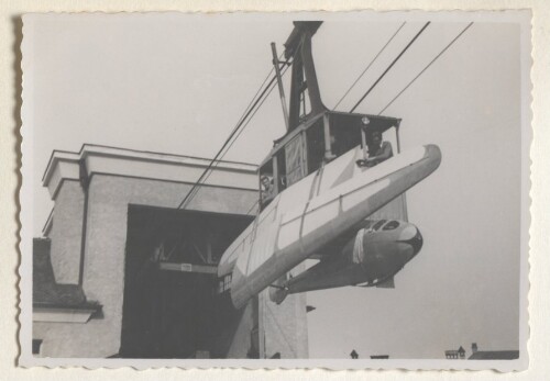 Flugzeugtransport mit der Pfänderbahn