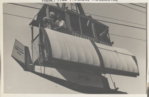 Flugzeugtransport mit der Pfänderbahn