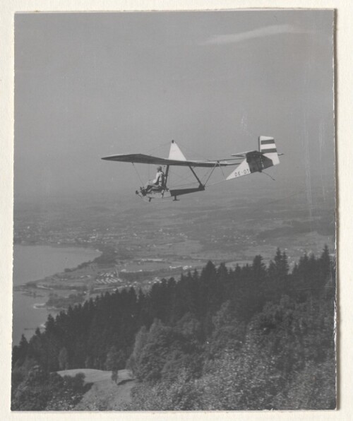 Flug vom Pfänder mit Schulgleiter