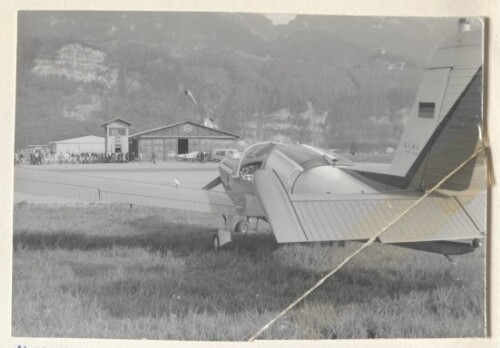 Flugplatz Hohenems, Flugzeug Morane