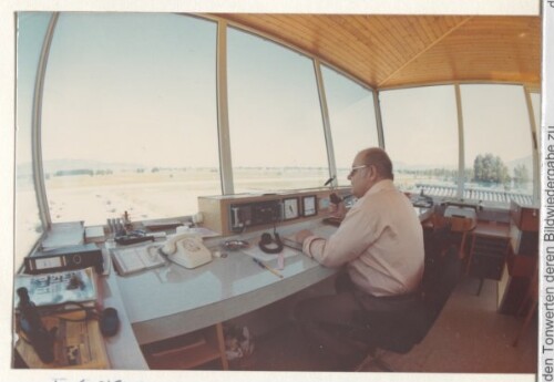 Flugplatz Betriebsleiter Alfred Cekan