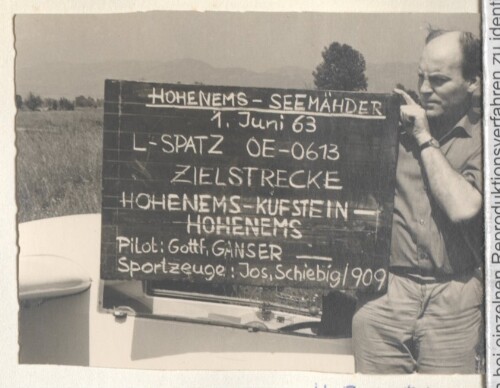 Meldung für Streckenflug
