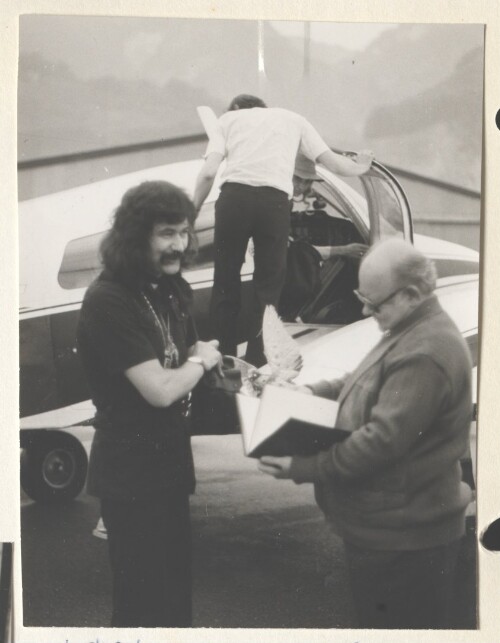Künstler, Lehrer und Betriebsleiter am Flugplatz Hohenems Alfred Cecan