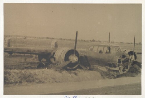Bomber JU 88 Absturzstelle