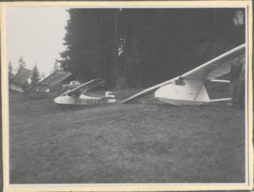 Segelflugbetrieb auf der Bazora bei Frastanz