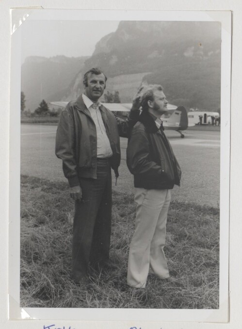 Flugplatz Hohenems, Alwin Kolb und Dieter Oberbacher
