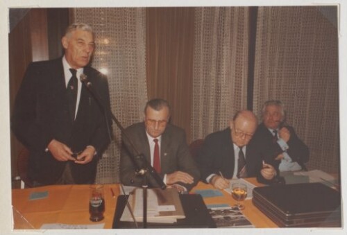 Kom. Rat Ernst Leeb, Alwin Kolb, Alfred Cekan, Karl Wasner