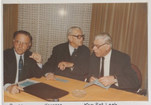 Karl Buda, Kurt Varrone, Komm. Rat Leeb