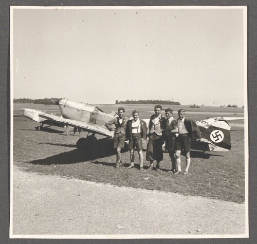 Segelflugschule des Nationalsozialistischen Fliegerkorps NSFK, Spitzerberg, östlich von Wien