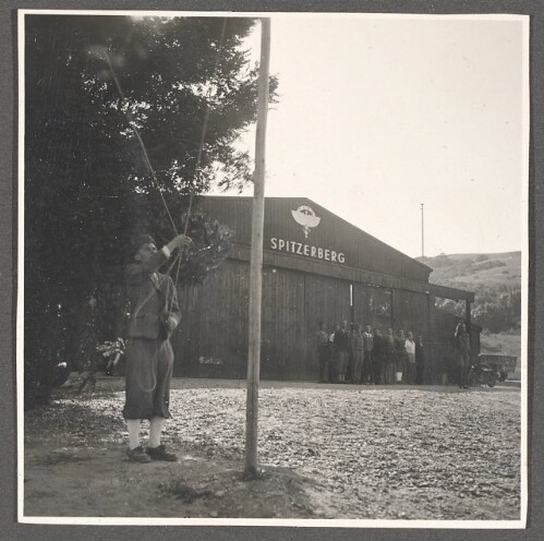 Segelflugschule des Nationalsozialistischen Fliegerkorps NSFK, Spitzerberg, östlich von Wien
