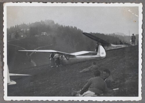 Segelflugzeug WKS Kittelberger beim Start