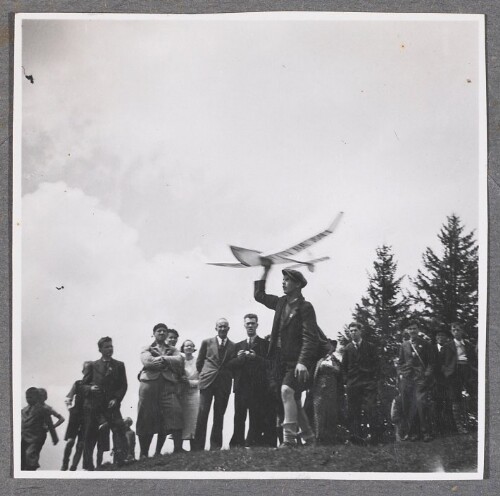 Dornbirner Modellflieger bei einem Wettbewerb in Gais, Appenzell