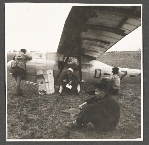 Segelflugschule des Nationalsozialistischen Fliegerkorps NSFK, Spitzerberg, östlich von Wien