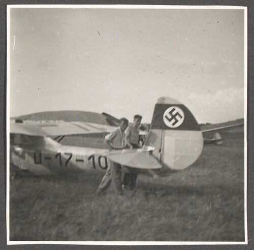 Segelflugschule des Nationalsozialistischen Fliegerkorps NSFK, Spitzerberg, östlich von Wien