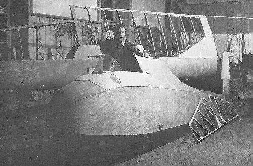Bau des Schulflugzeugs GRUNAU BABY